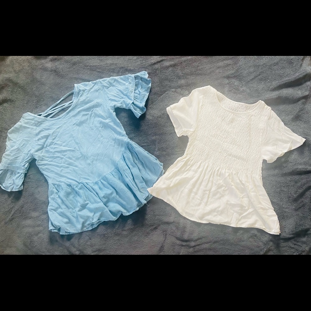 Casual peplum tops